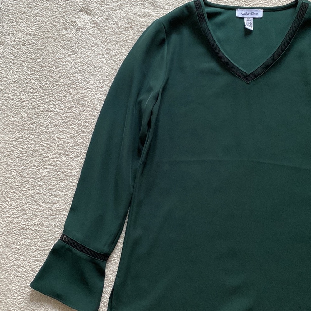 Calvin Klein V-Neck Blouse